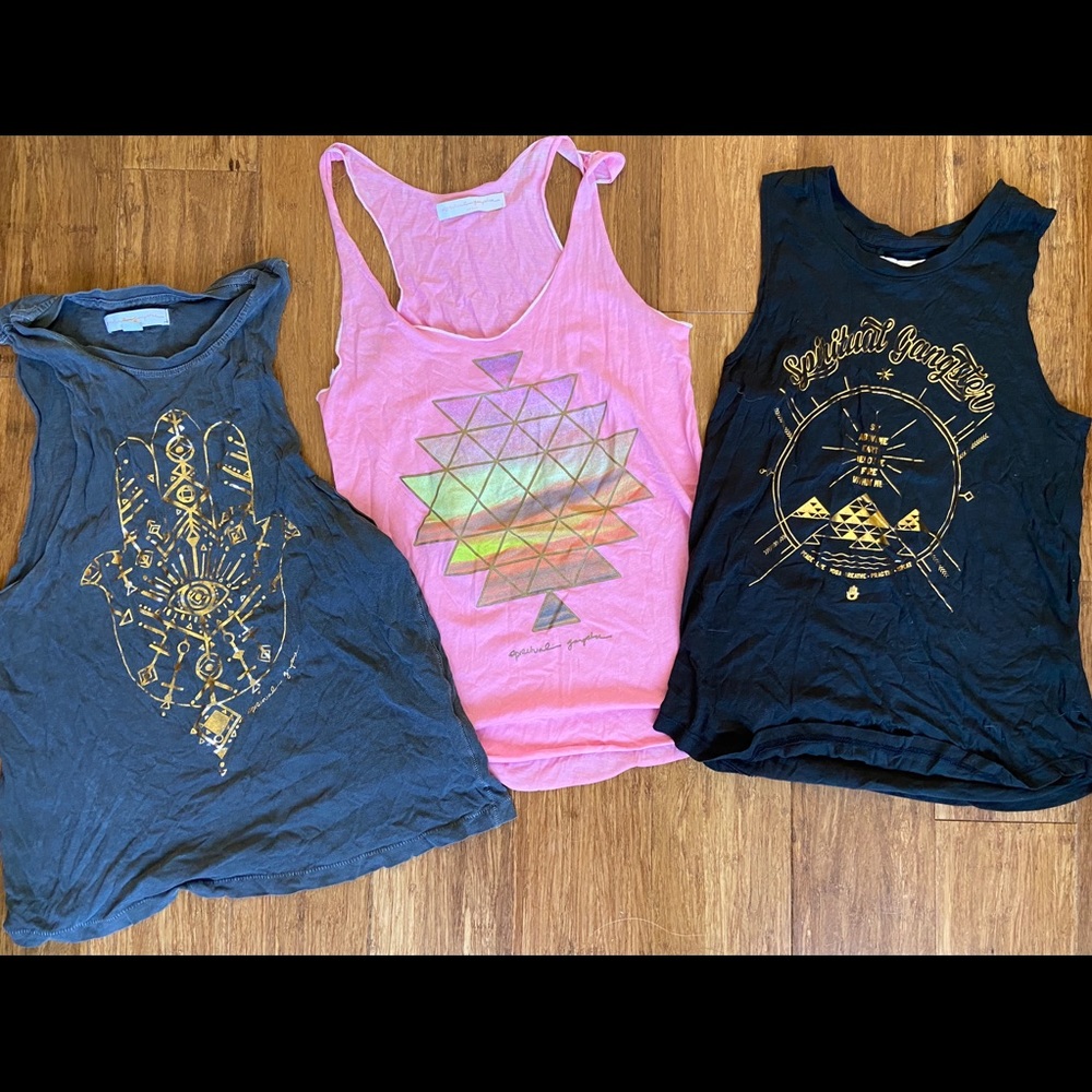 Spiritual Gangster XS Tank Top Bundle of 3